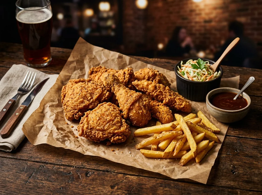 Poulet frit croustillant du jeudi